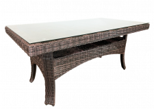 Стол плетенный для летней веранды